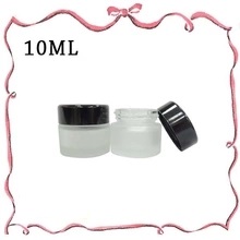 100ml small round glass jar with plastic lid cosmetics container, 