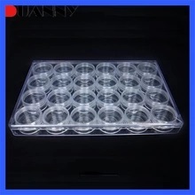 5g Small Clear Plastic Cosmetic Makeup Jar Containers, 