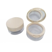 Clear Plastic Cosmetics Makeup Jar, 