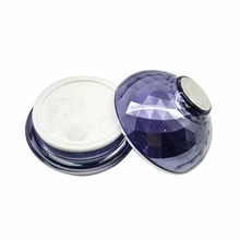 Double Layer Plastic Makeup Cream Jar, 