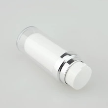 High quality makeup plastic cream container silver skincare tube body lotion bottle, 
