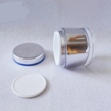Makeup Cream Jars Container Empty Cosmetic Sample Acrylic Jar Plastic, 