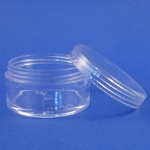 Wholesale Bulk Plastic Storage Jars Clear Makeup Packaging Containers, 