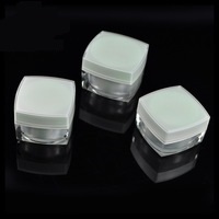attractive makeup cosmetic jar plastic container, 