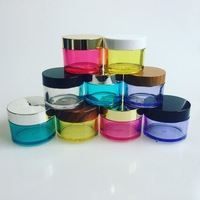 fashion PETG material cute containers for creams plastic cosmetic jars plastic jar, 