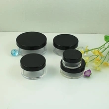 small round plastic containers, 