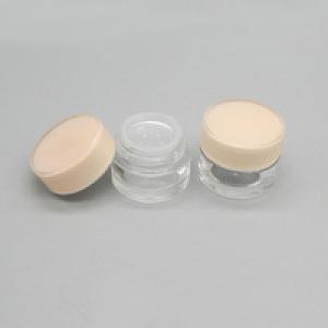 5g Clear Acrylic Plastic Makeup Loose Powder Container Jar for Loose Powder