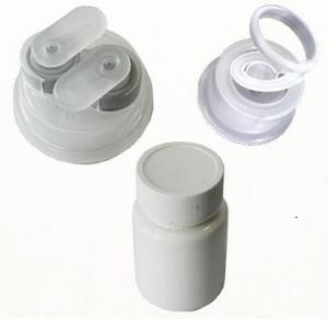 Custom round medical parts plastic infusion caps of bottle cap