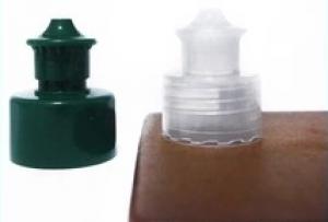 Plastic water bottle push pull cap 24/410 28/410