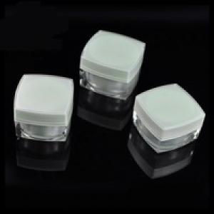 attractive makeup cosmetic jar plastic container