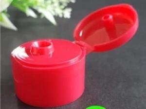 factory direct selling 20mm plastic flip top cap with ribbed