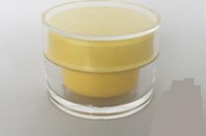 new arrival clear acrylic plastic container for face care cream 15 30 50 ml right round yellow jars for makeup