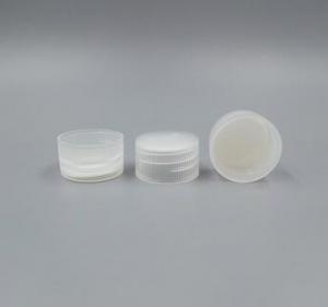 plastic clear normal screw cap with PE gasket