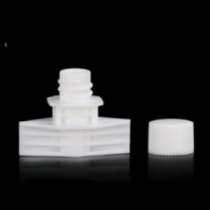 plastic spout cap for face cream sachet packaging