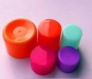 various kinds of plastic caps for bottles