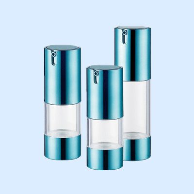 AS airless bottle with UV coated base/cap, CX-A8043