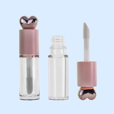Heart-shaped lip gloss tube, CX-LG003