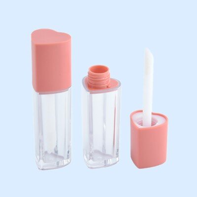 Heart shaped lip gloss tubes, CX-LG006
