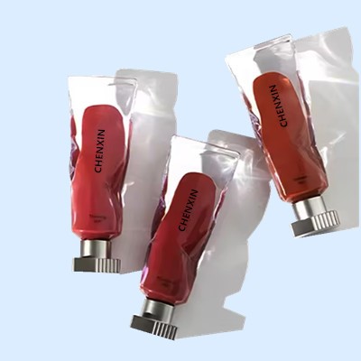 Red lip gloss tube, CX-LG017
