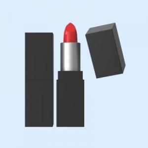 Black matte lipstick