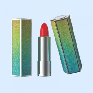 Green matte lipstick
