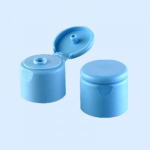Plastic flip top containers