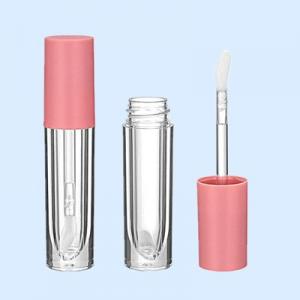Transparent lip gloss tubes